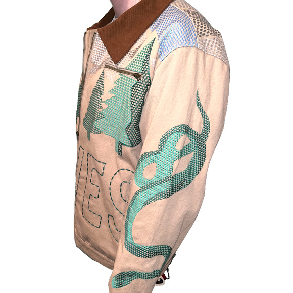 Reves Duck Canvas “Camp” Trucker Jacket Sz. XL NWOT MSRP $260 - Picture 8 of 11